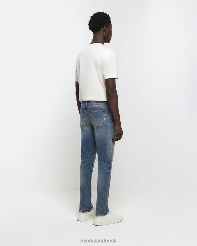 kehakate sinine mehed River Island slim fit teksad 44TLL5426