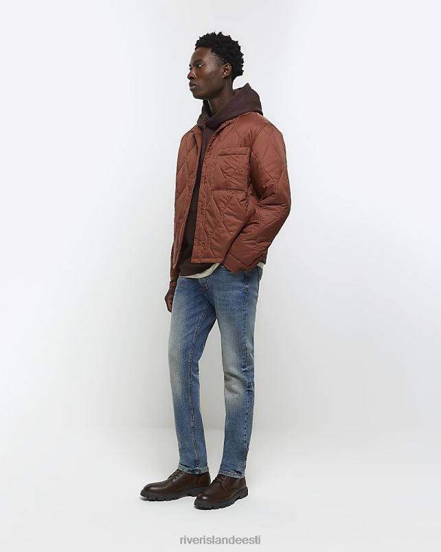 kehakate sinine mehed River Island slim fit teksad 44TLL5426