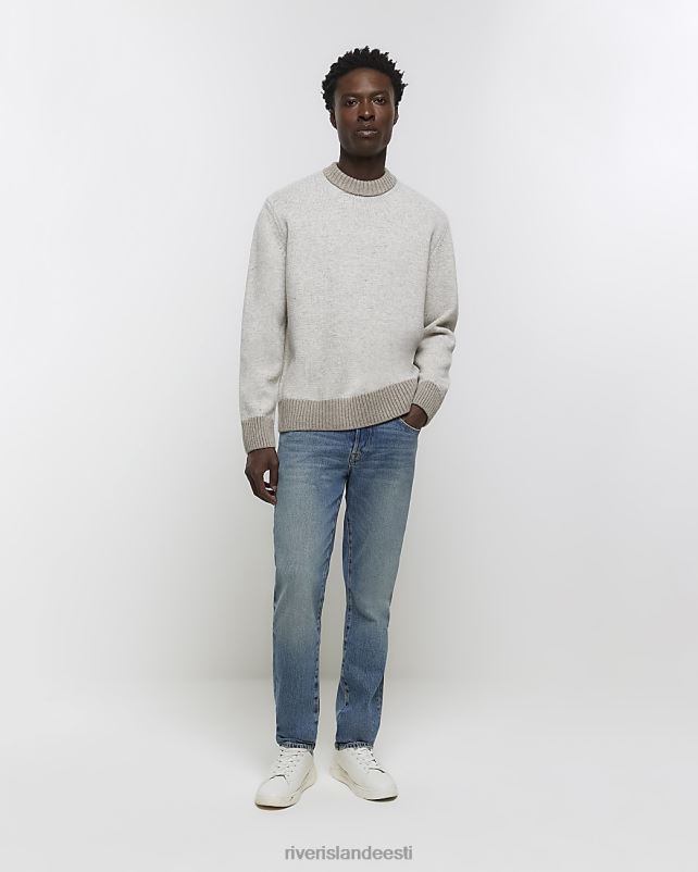 kehakate sinine mehed River Island slim fit teksad 44TLL5427