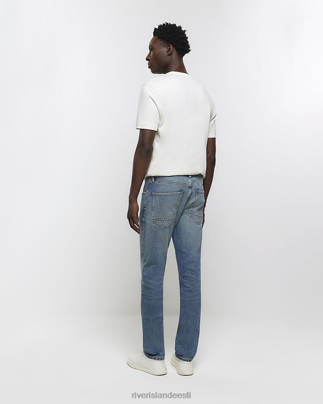 kehakate sinine mehed River Island slim fit teksad 44TLL5427