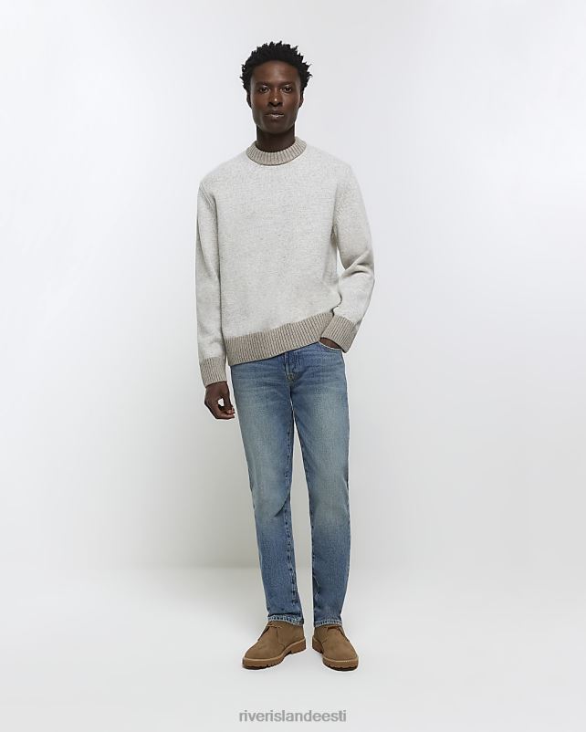 kehakate sinine mehed River Island slim fit teksad 44TLL5427