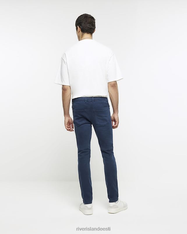 kehakate tumesinine mehed River Island kitsad teksad 44TLL2781