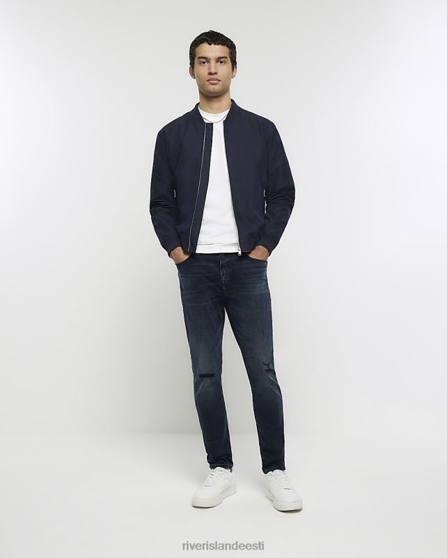 kehakate tumesinine mehed River Island kitsad teksad 44TLL5541