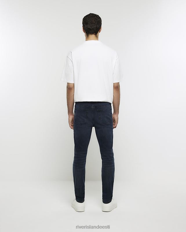 kehakate tumesinine mehed River Island kitsad teksad 44TLL5541