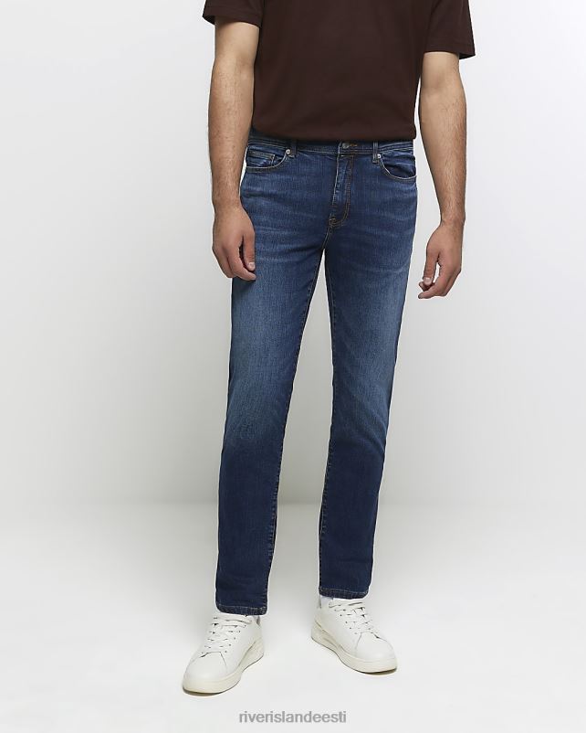 kehakate tumesinine mehed River Island kitsad teksad 44TLL5570