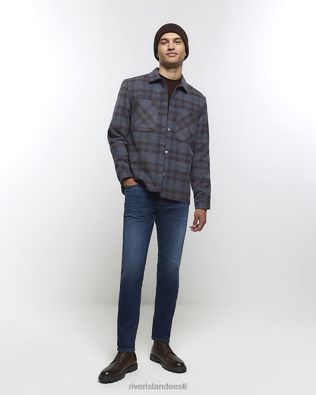 kehakate tumesinine mehed River Island kitsad teksad 44TLL5570