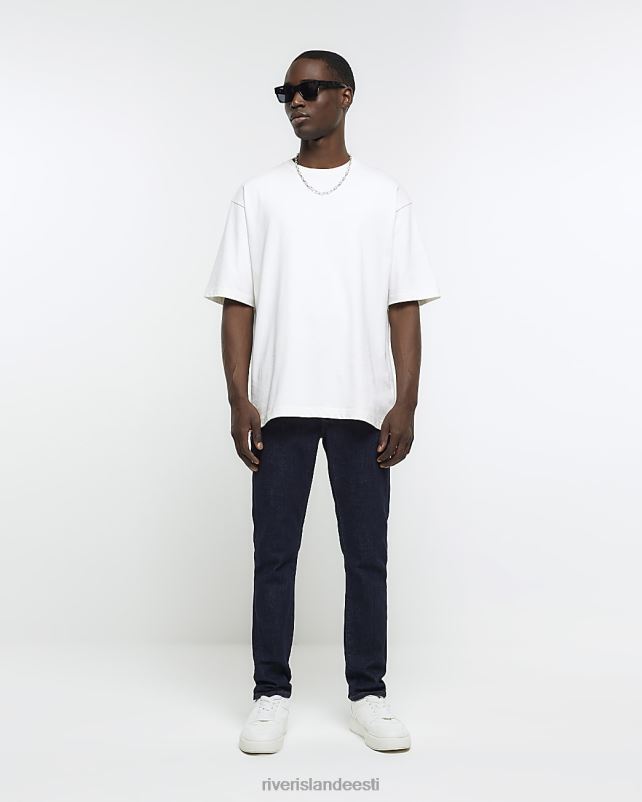 kehakate tumesinine mehed River Island kitsad teksad 44TLL5652