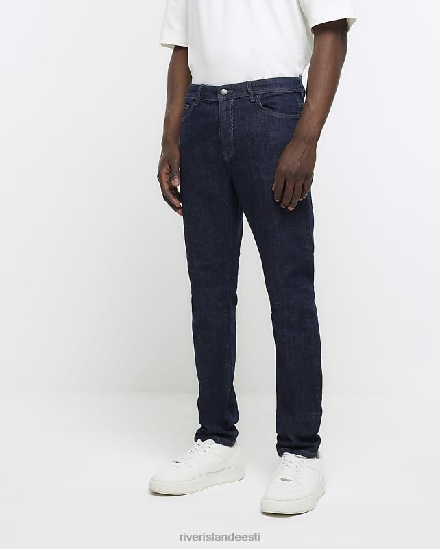 kehakate tumesinine mehed River Island kitsad teksad 44TLL5652