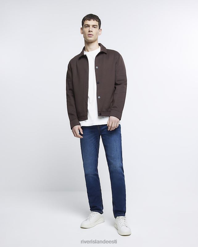 kehakate tumesinine mehed River Island slim fit teksad 44TLL2642