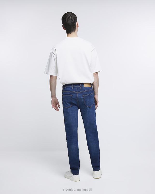 kehakate tumesinine mehed River Island slim fit teksad 44TLL2642