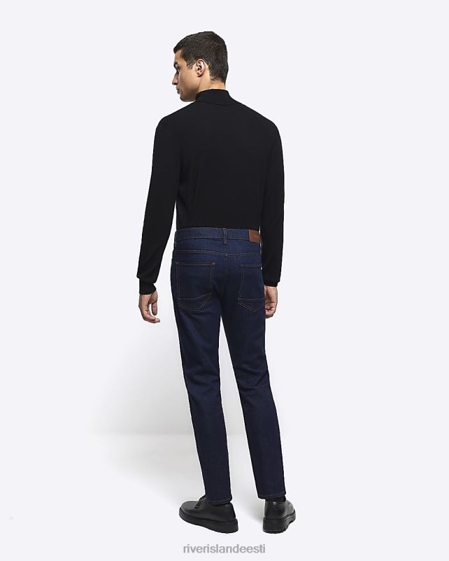 kehakate tumesinine mehed River Island slim fit teksad 44TLL5451