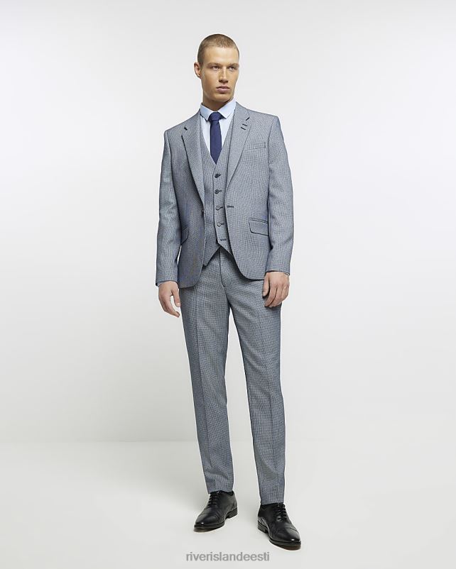 kehakate sinine mehed River Island skinny fit koerahambast vest 44TLL5782