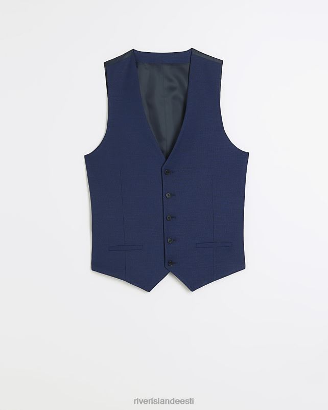 kehakate sinine mehed River Island slim fit vest 44TLL5814