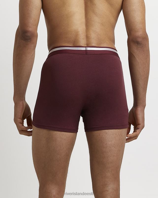 tarvikud lilla mehed River Island multipakk 5 ri monogrammiga boksereid 44TLL5921