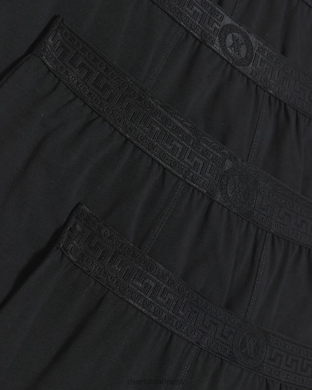 tarvikud must mehed River Island multipakk 4 monogrammi ri kohvrid 44TLL5786