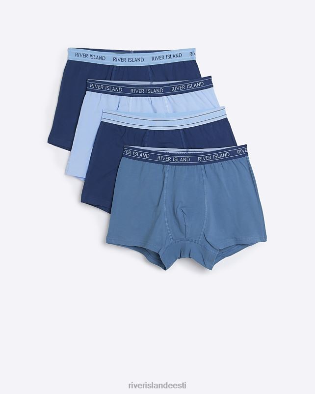 tarvikud sinine mehed River Island multipakk 4 ri bokserit 44TLL3093