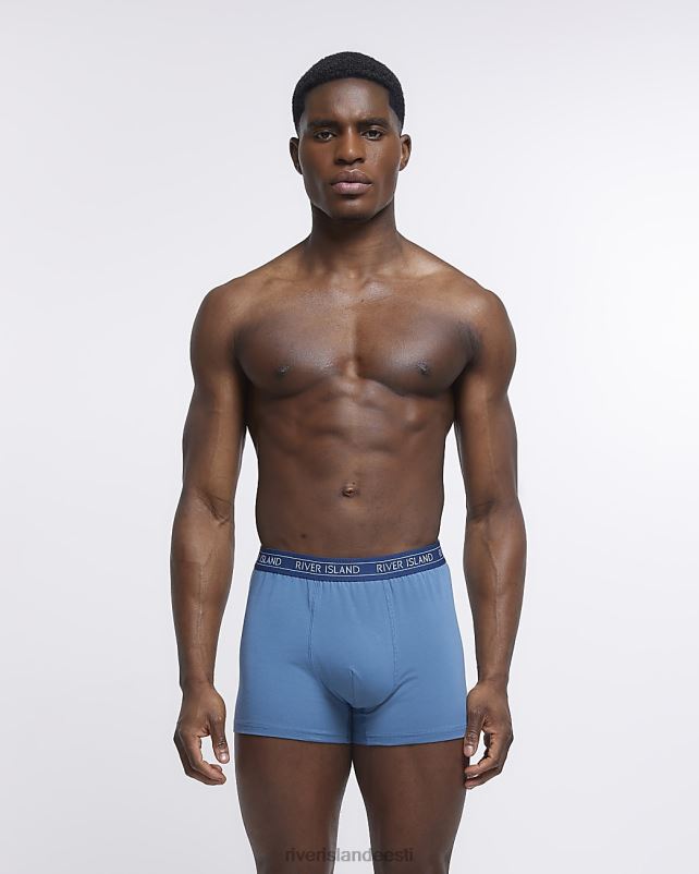 tarvikud sinine mehed River Island multipakk 4 ri bokserit 44TLL3093