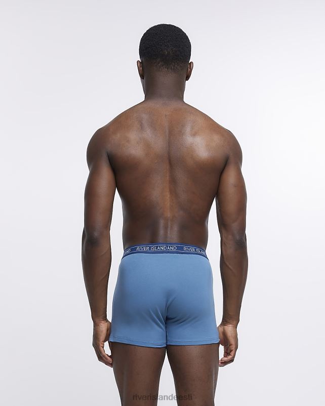 tarvikud sinine mehed River Island multipakk 4 ri bokserit 44TLL3093