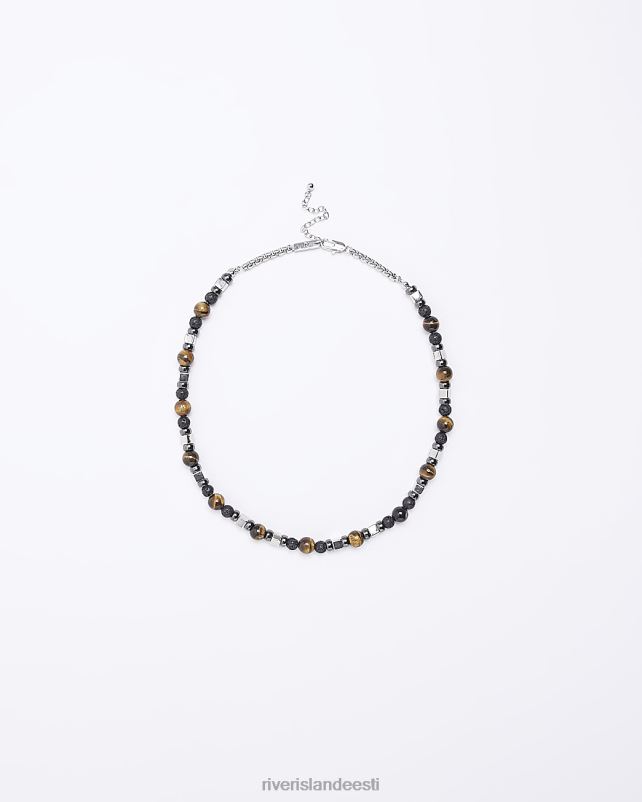 tarvikud pruun mehed River Island helmestega kaelakee 44TLL5883