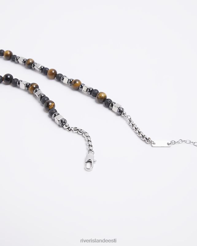 tarvikud pruun mehed River Island helmestega kaelakee 44TLL5883