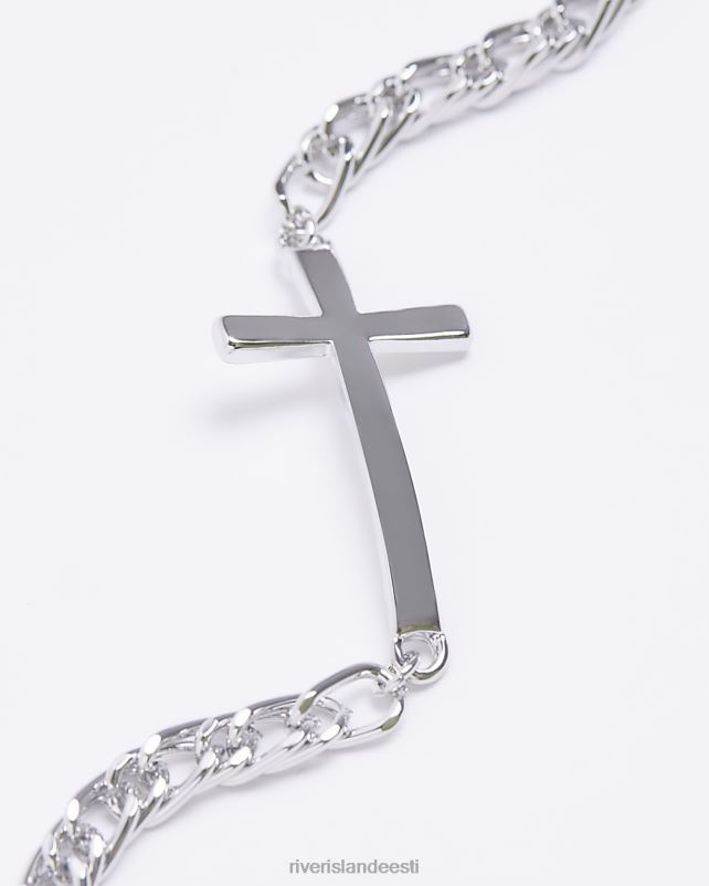 tarvikud hõbedane mehed River Island värviline ristkäevõru 44TLL5847