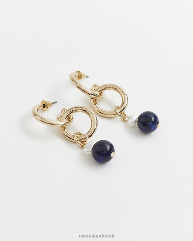 tarvikud kullast mehed River Island värvilised helmestega kõrvarõngad 44TLL5959