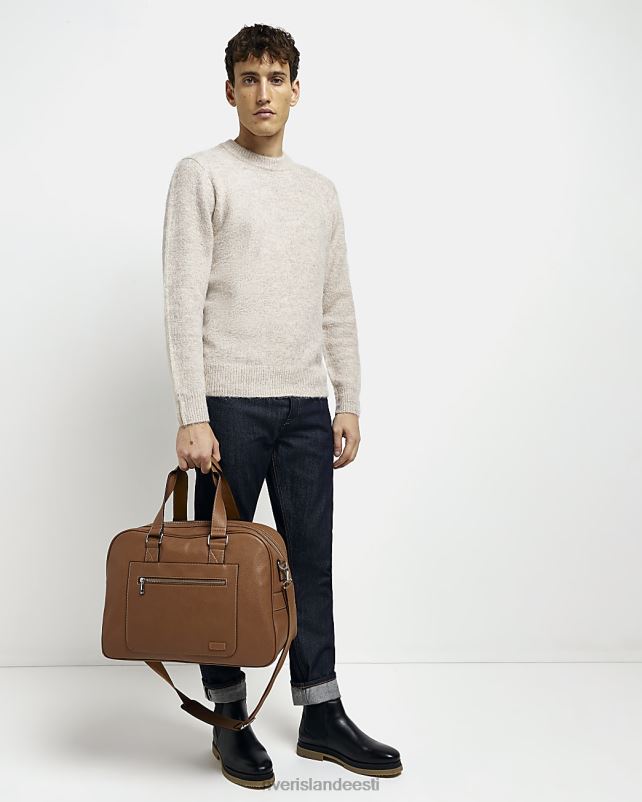 tarvikud pruun mehed River Island kunstnahast hoidik 44TLL3117
