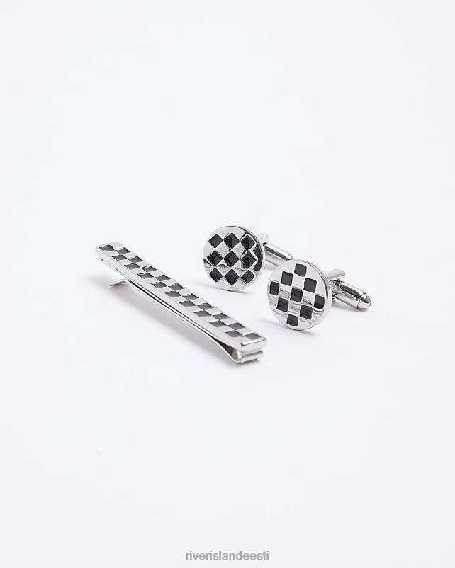 tarvikud must mehed River Island malelaua lipsuklambrite komplekt 44TLL2967