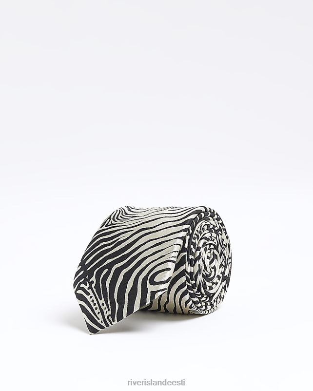 tarvikud must mehed River Island sebra mustriga lips 44TLL3105