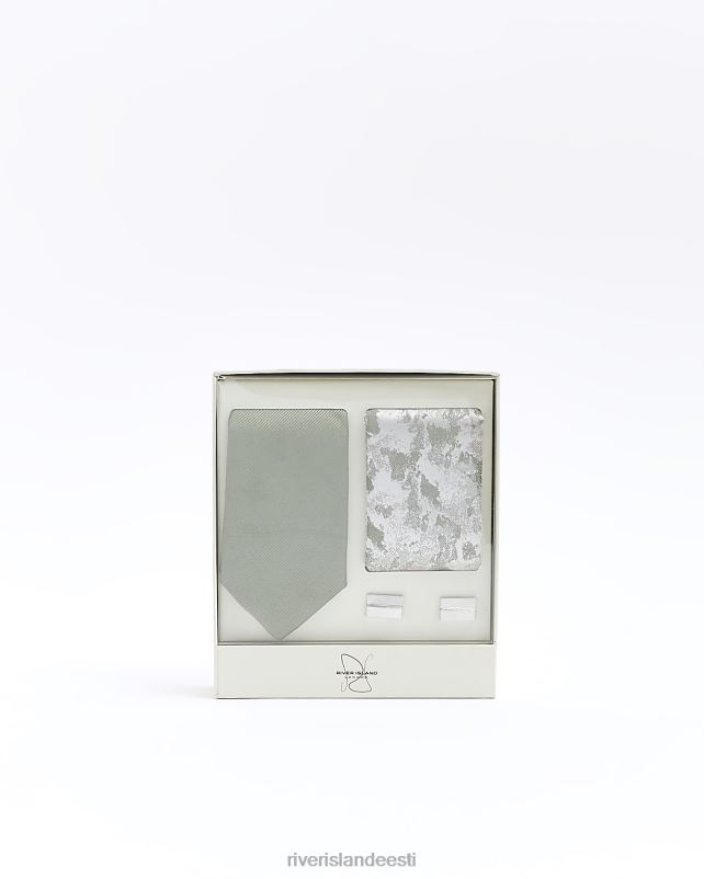 tarvikud roheline mehed River Island lilleline lipsu kinkekomplekt 44TLL5761