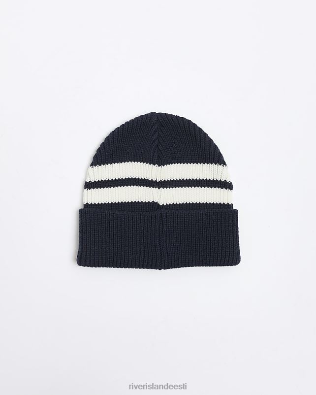 tarvikud merevägi mehed River Island triibuga tikitud nokamüts 44TLL5624