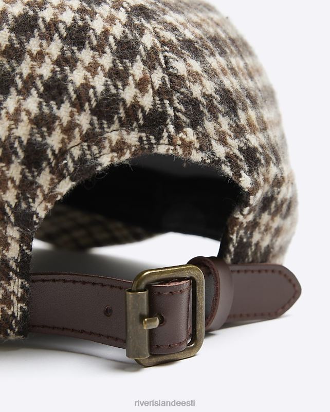 tarvikud pruun mehed River Island check paris cap 44TLL5603