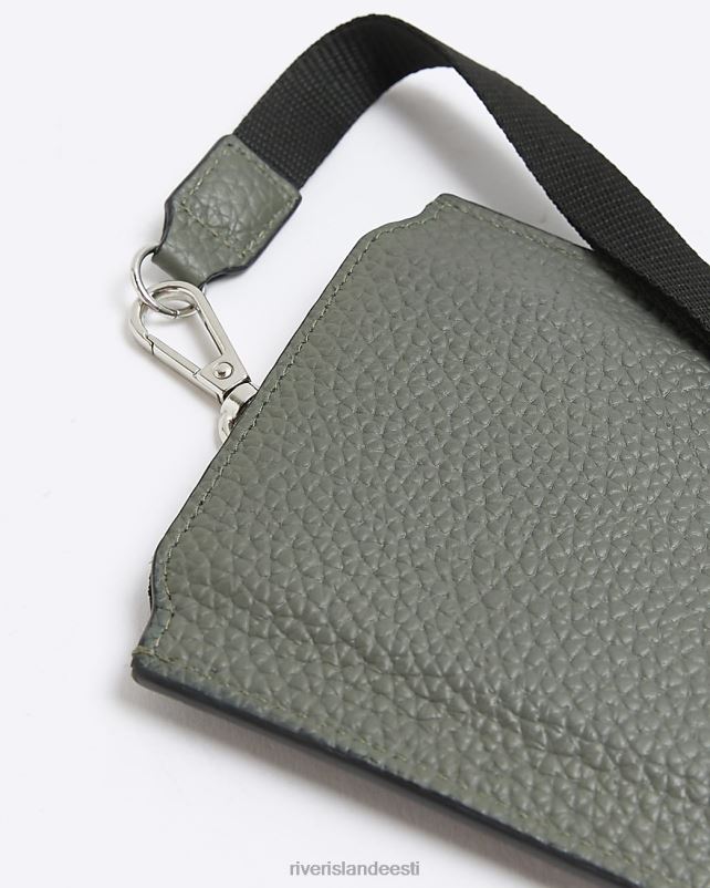 tarvikud khaki mehed River Island nahast kaardihoidja 44TLL2666