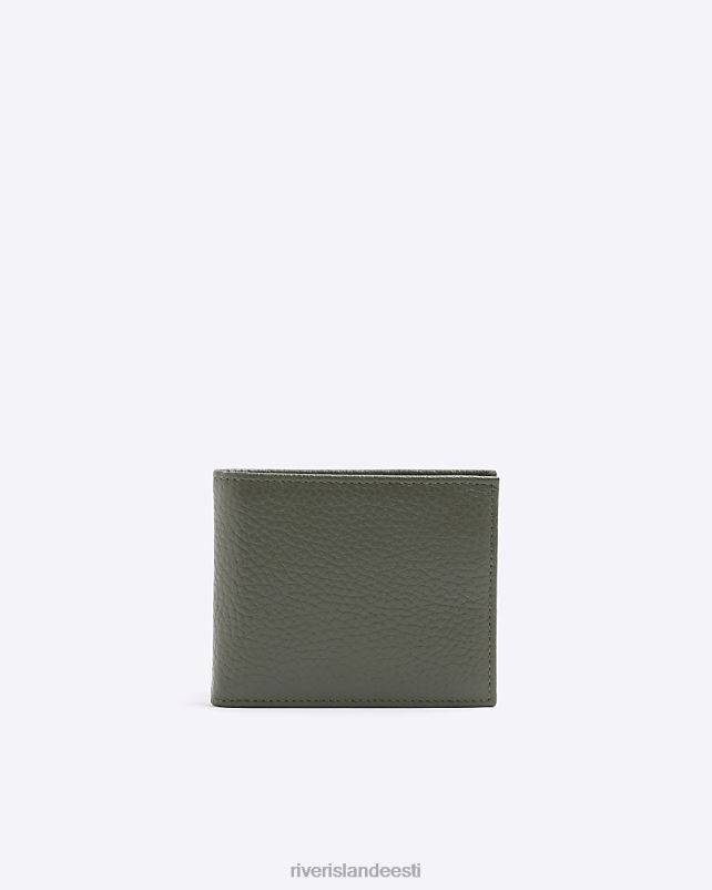 tarvikud khaki mehed River Island nahast kiviklibuga rahakott 44TLL2650