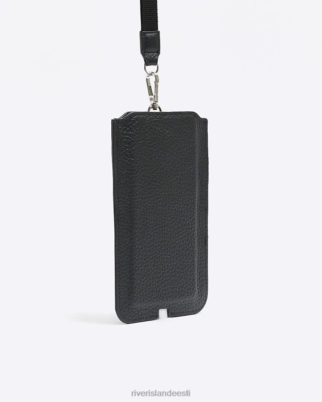 tarvikud must mehed River Island nahast kaardihoidja 44TLL2665