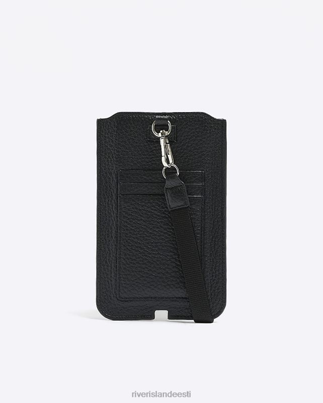 tarvikud must mehed River Island nahast kaardihoidja 44TLL2665