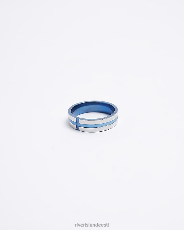 tarvikud sinine mehed River Island risti rõngas 44TLL5765