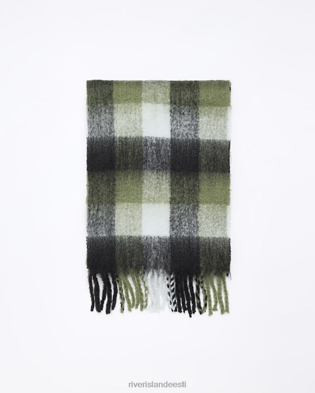 tarvikud roheline mehed River Island kontrollige liiga suurt salli 44TLL2764