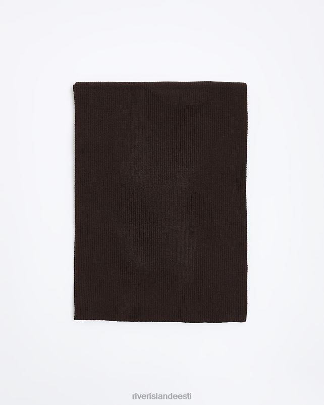 tarvikud tumepruun mehed River Island kootud sall 44TLL5600