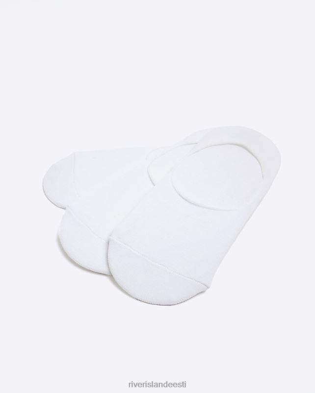 tarvikud valge mehed River Island multipakis 5 ri laineri sokki 44TLL3062