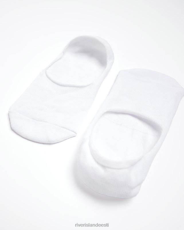 tarvikud valge mehed River Island multipakis 5 ri laineri sokki 44TLL3062