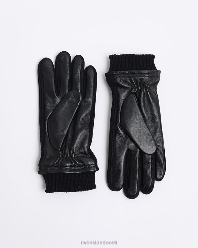 tarvikud must mehed River Island nahkkindad 44TLL2839