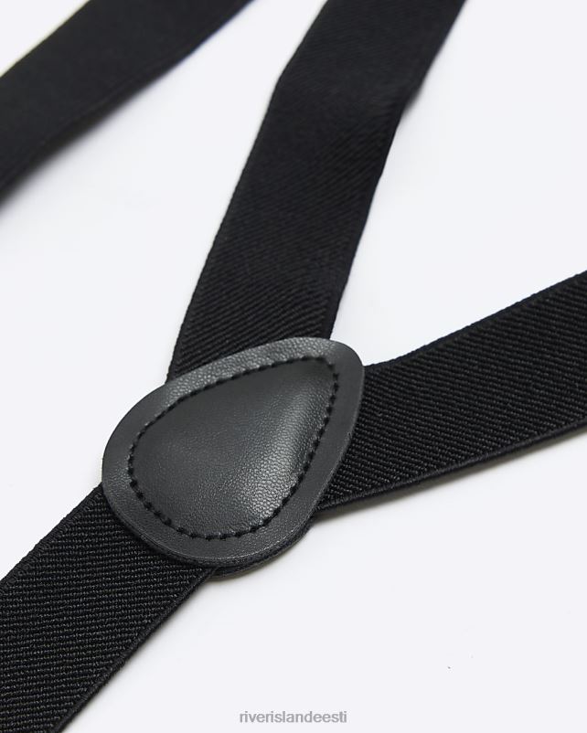 tarvikud must mehed River Island reguleeritavad traksid 44TLL5684