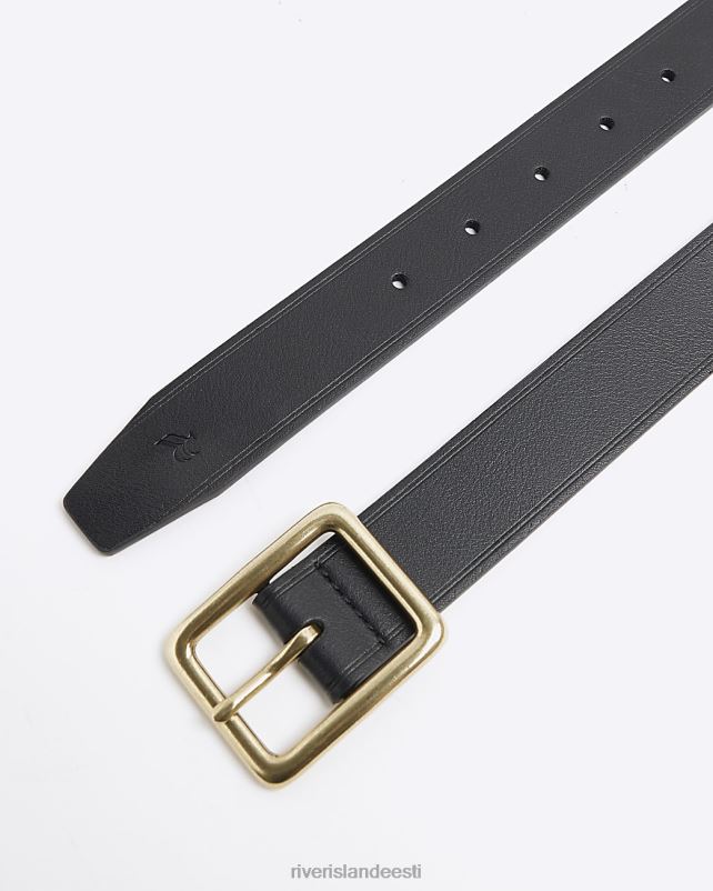 tarvikud must mehed River Island kandiline pandlaga vöö 44TLL5867