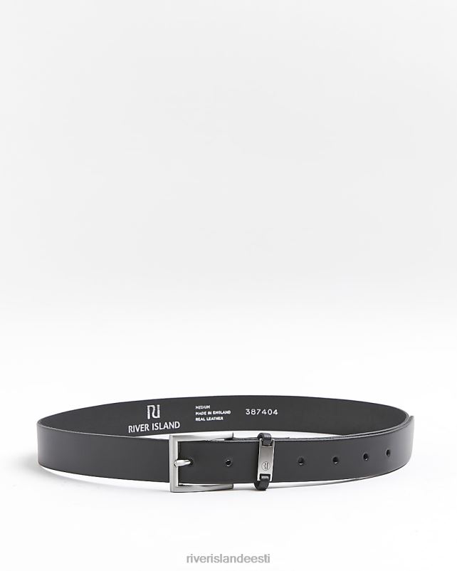 tarvikud must mehed River Island nahast ri vöö 44TLL3103