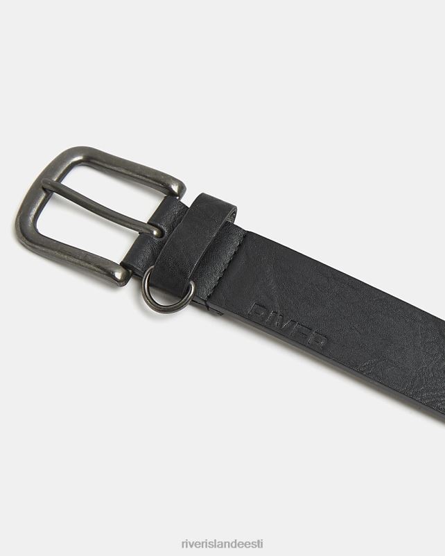 tarvikud must mehed River Island pandlaga vöö 44TLL5946