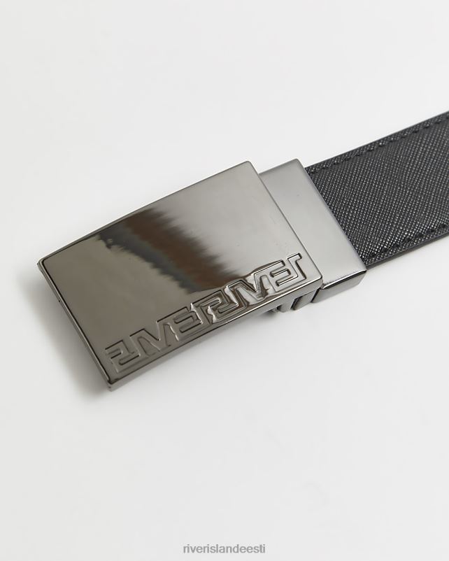 tarvikud must mehed River Island plaat pandlaga vöö 44TLL5957