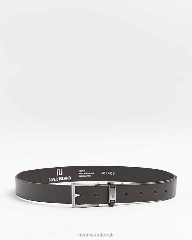 tarvikud pruun mehed River Island nahast ri vöö 44TLL3104