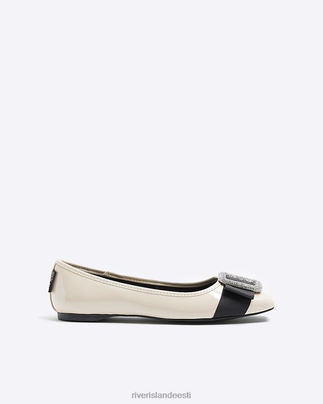 jalatsid beež naised River Island kaunistatud balletikingad 44TLL1132