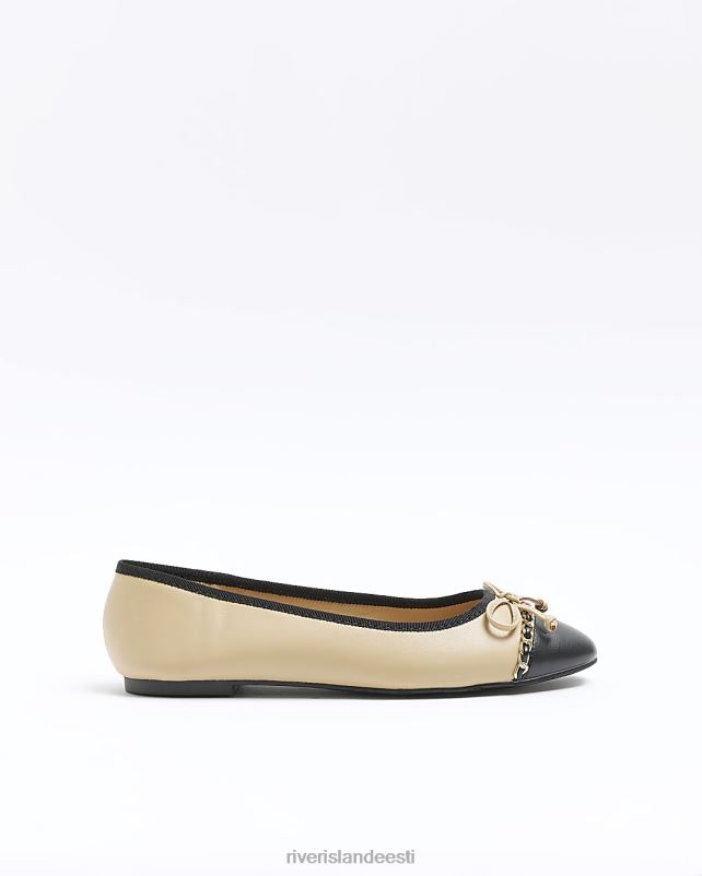 jalatsid beež naised River Island vibu balleti kingad 44TLL1016